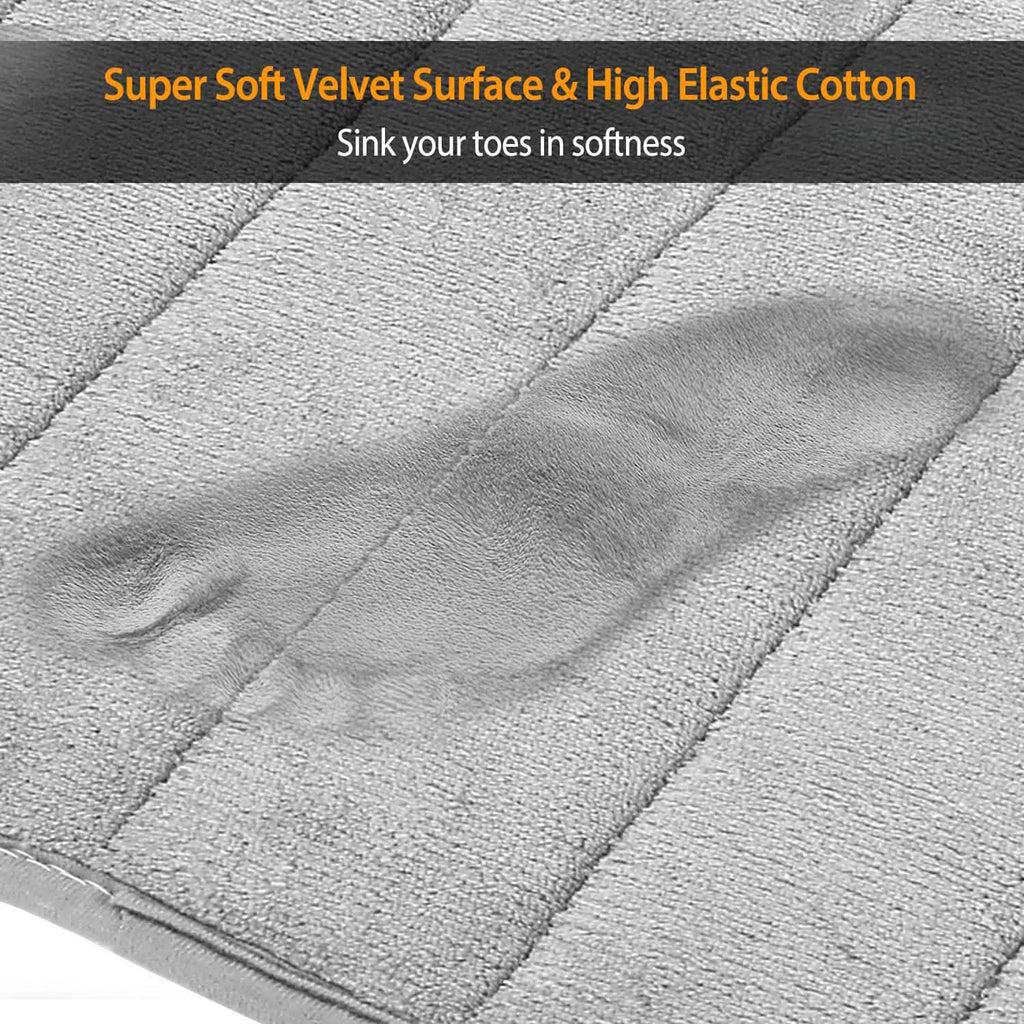 U-shaped non-slip toilet mat