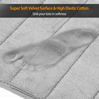 U-shaped non-slip toilet mat