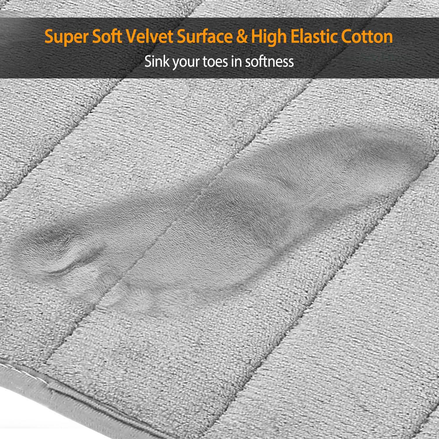 U-shaped non-slip toilet mat