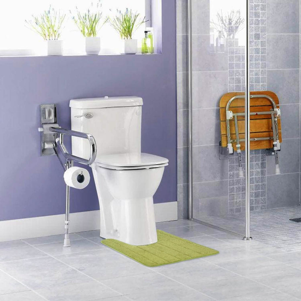 U-shaped non-slip toilet mat
