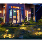 Stylish and energy-efficient outdoor space lamps
