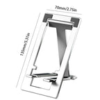 Foldable Aluminum Phone Stand for Desk and Travel