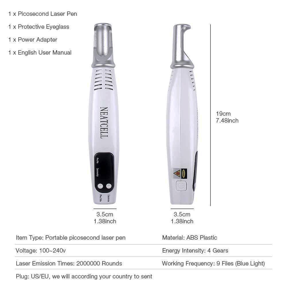 Laser Removal Pen for Dark Spots, Tattoos, Moles and Skin Tags