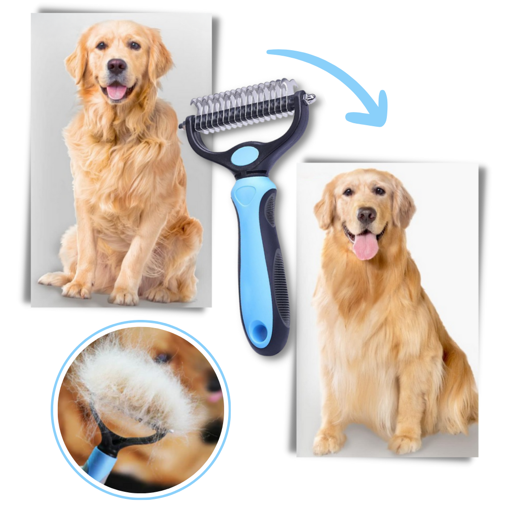 Ultimate De-shedding Brush for Dogs and Cats
