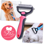 Ultimate De-shedding Brush for Dogs and Cats