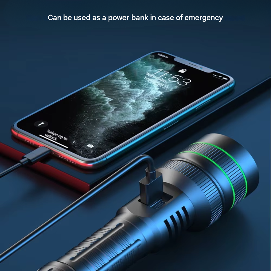 Ultra-Bright and Zoomable LED Flashlight – PowerBeam