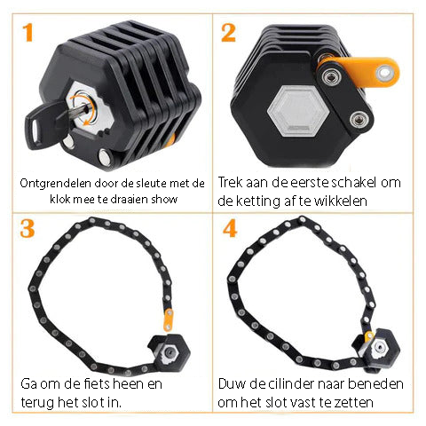Ultra Strong Anti-theft Bike Lock - SafeRide