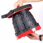 UltraCompact Foldable Stool | Lightweight, Adjustable Height & Portable for Camping, Fishing, Travel & Home Use