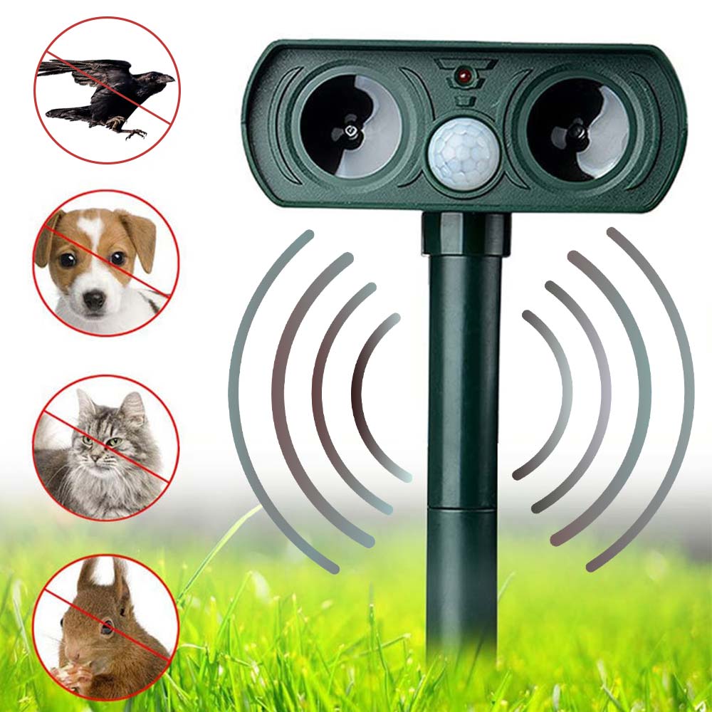 AviGuard Luxe Solar Ultrasound Deterrent | Effective deterrence of birds and animals for serene outdoor spaces