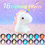 Night Light Unicorn with adjustable colors and brightness