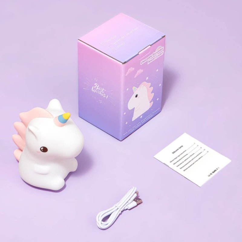 Night Light Unicorn with adjustable colors and brightness