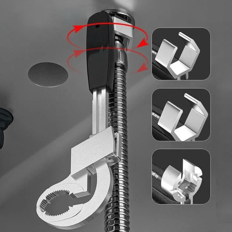 AllSize Spanner – 2-Head Adjustable Wrench for Easy Home Repair