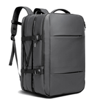 URBANFORM Business Backpack – Expandable, Waterproof, USB Charging Port & 17.3" Laptop Compartment
