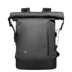 URBANTRAIL Rolltop Backpack – Expandable & Waterproof Travel Backpack with USB Port and Laptop Compartment