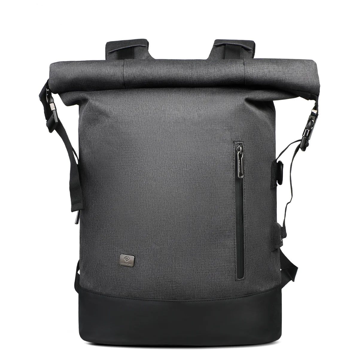 URBANTRAIL Rolltop Backpack – Expandable & Waterproof Travel Backpack with USB Port and Laptop Compartment