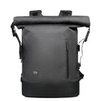 URBANTRAIL Rolltop Backpack – Expandable & Waterproof Travel Backpack with USB Port and Laptop Compartment