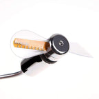 Mini LED Light USB Fan Clock High Quality