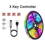 USB LED STRIP WITH COLOUR CHANGING - RGB LIGHT FOR ROOM DECORATION & TV BACKLIGHTING