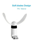 OTG Micro USB Cooling Fan Mini