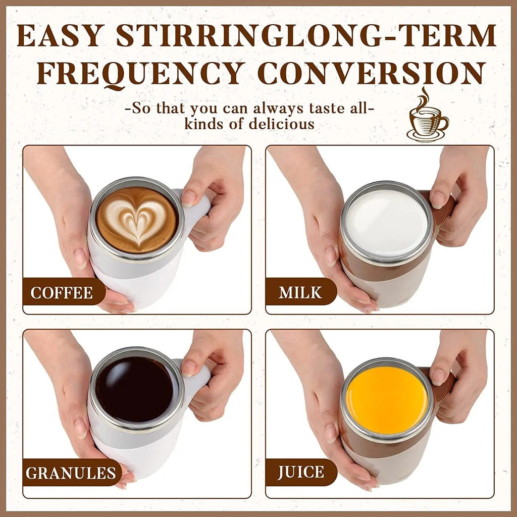 USB Rechargeable Magnetic Stirring Mug - MagStir