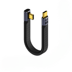 USB4 Elbow Connector Cable – 240W, 40Gbps, 8K (1+1 FREE)