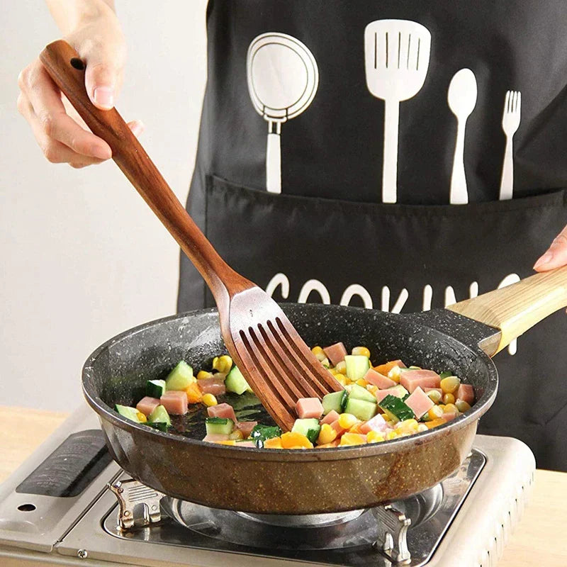 Ecochef – Set of Teak Kitchen Utensils