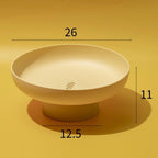 Pastel colored fruit tray