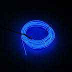 5m car interior accessories atmosphere lamp EL cold light line with USB DIY Decorative Dash board Console Door LED Ambient Light