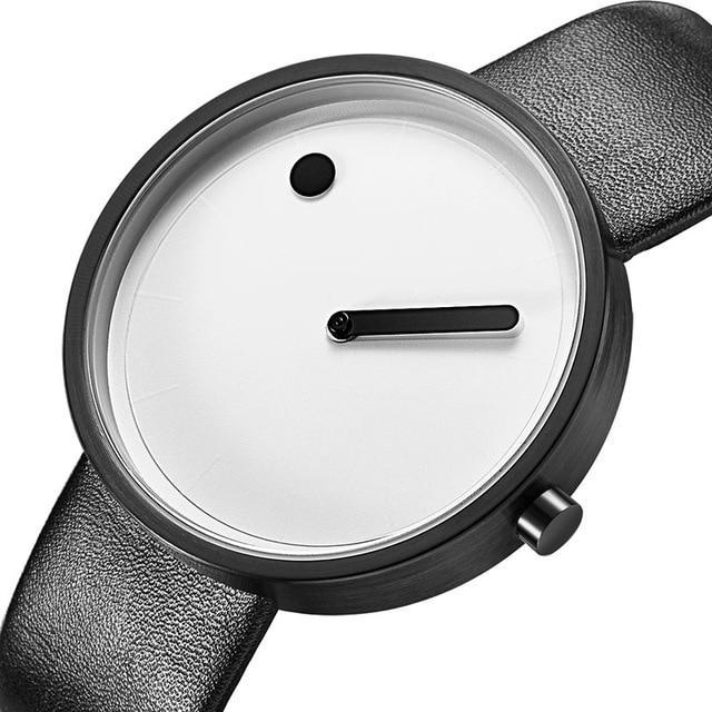 IcoolGadgets Quartz watch men Luxury Casual Black Japan quartz watch Simple Designer Fashion clock male