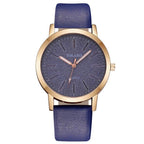 IcoolGadgets High Quality Fashion Womens Ladies Simple Watches Geneva Faux Leather Analog Quartz Wrist Watch clock saat Gift