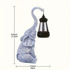 Solar Elephant Garden Lamp – Warm Ambient Light