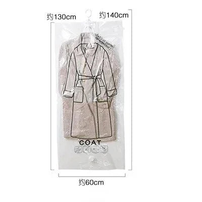 Vacuum Storage Bags – Space-Saving Clothing Organizer – Dust and Moisture Protection – Reusable Wardrobe Solution