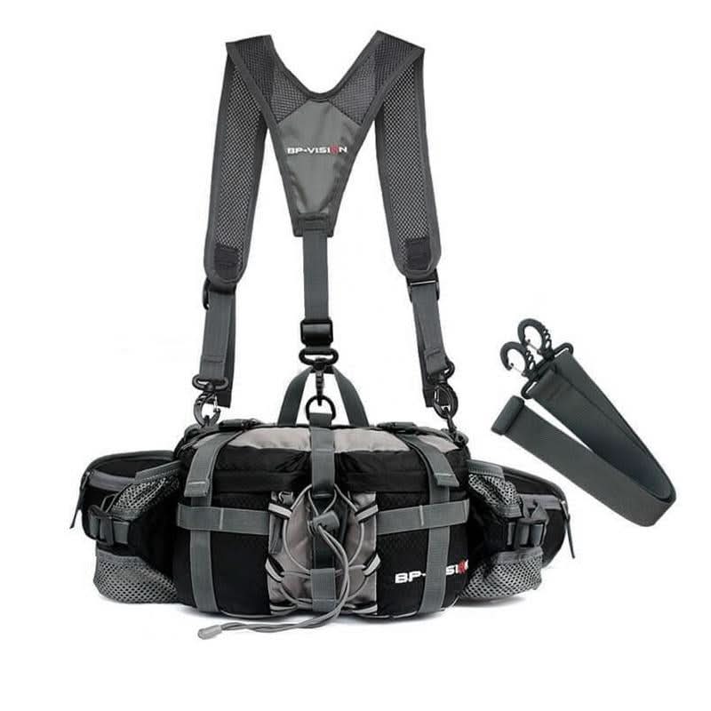 Waterproof Hiking Waist Bag with Bottle Holder