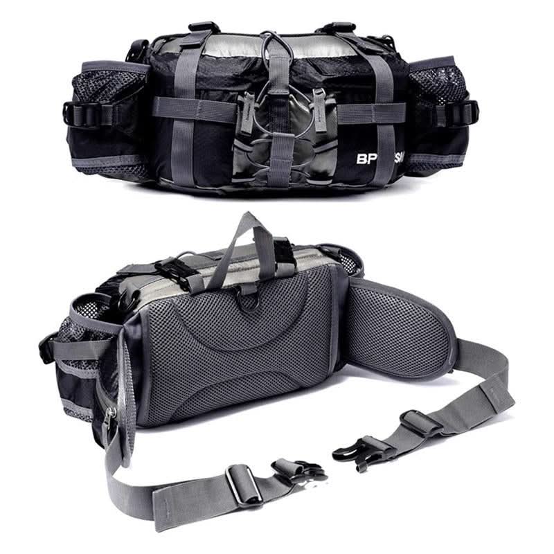 Waterproof Hiking Waist Bag with Bottle Holder