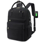 Women’s Waterproof Laptop Backpack with USB Charging – Stylish 17-Inch Work, School & Travel Bag