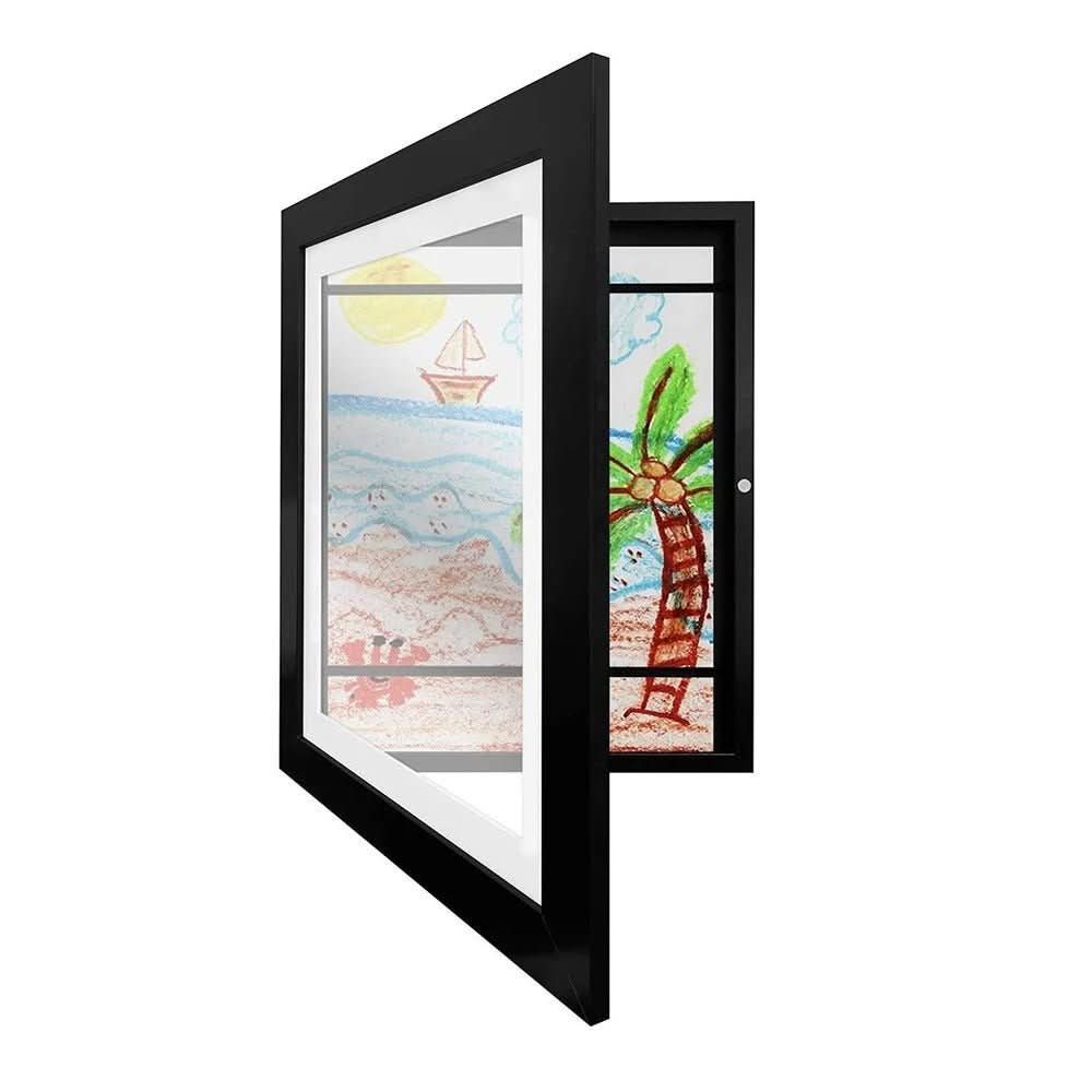 picture frame for storing and presenting children's art