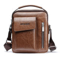 Luxury Shoulder Bag for Men – PU Leather Crossbody Satchel with Adjustable Strap