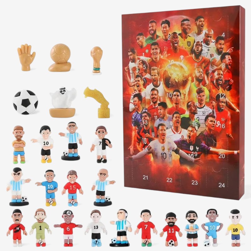 GiftGoal - Advent Calendar Football Set for Christmas Gift