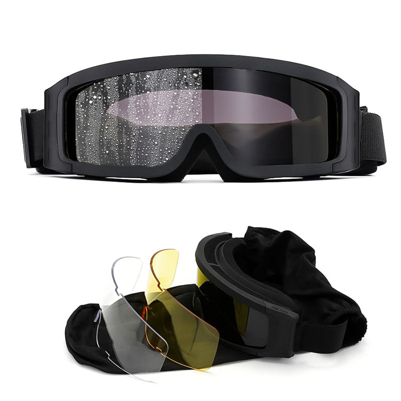 Mistview Safety Glasses Overlay – For Spectacle Wearers with Replaceable Lenses
