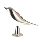 Modern Wood LED Table Lamp Bird Design