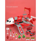 SkyExplorer Airplane Playset – 20-piece Roleplay & Building Set for Children