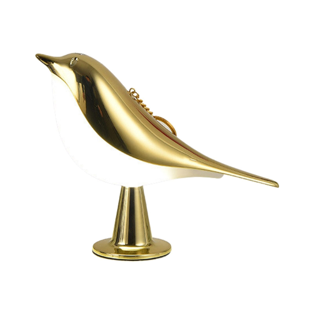 Modern Wood LED Table Lamp Bird Design
