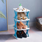 Multifunctional and Foldable Shoe Rack for Space-Saving Storage