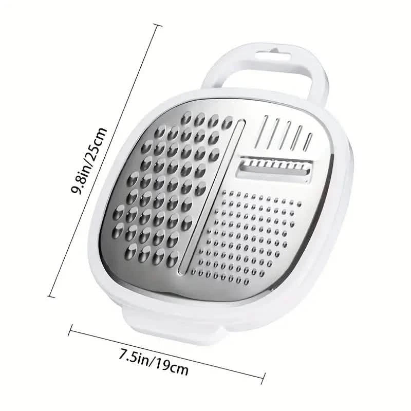 Vegetable slicer with lid and draining basket