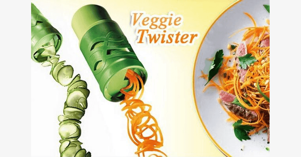Magic Veggie Twister – Create spiral designs with vegetables!