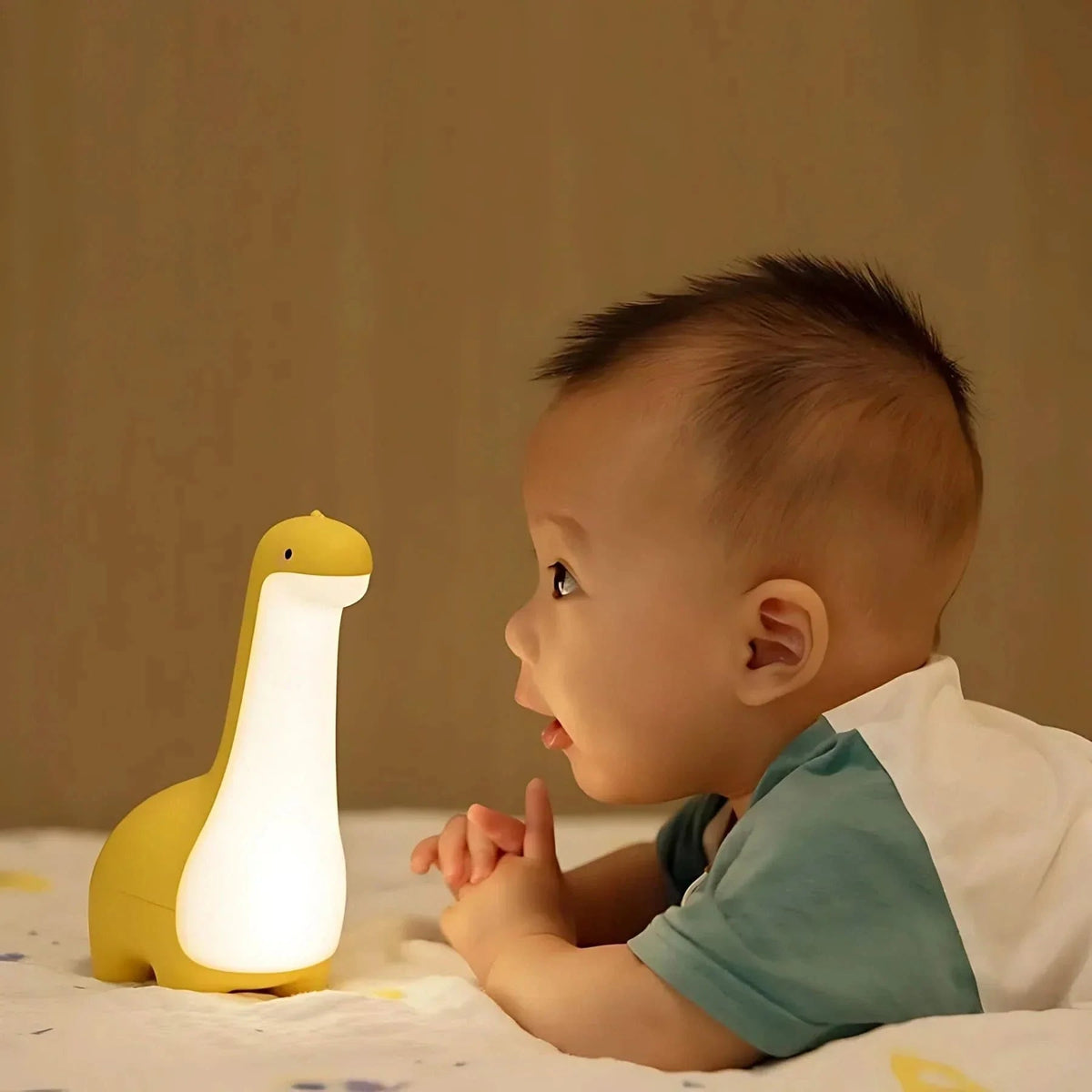 LED Dinosaur Night Light for Kids with Soft Glow