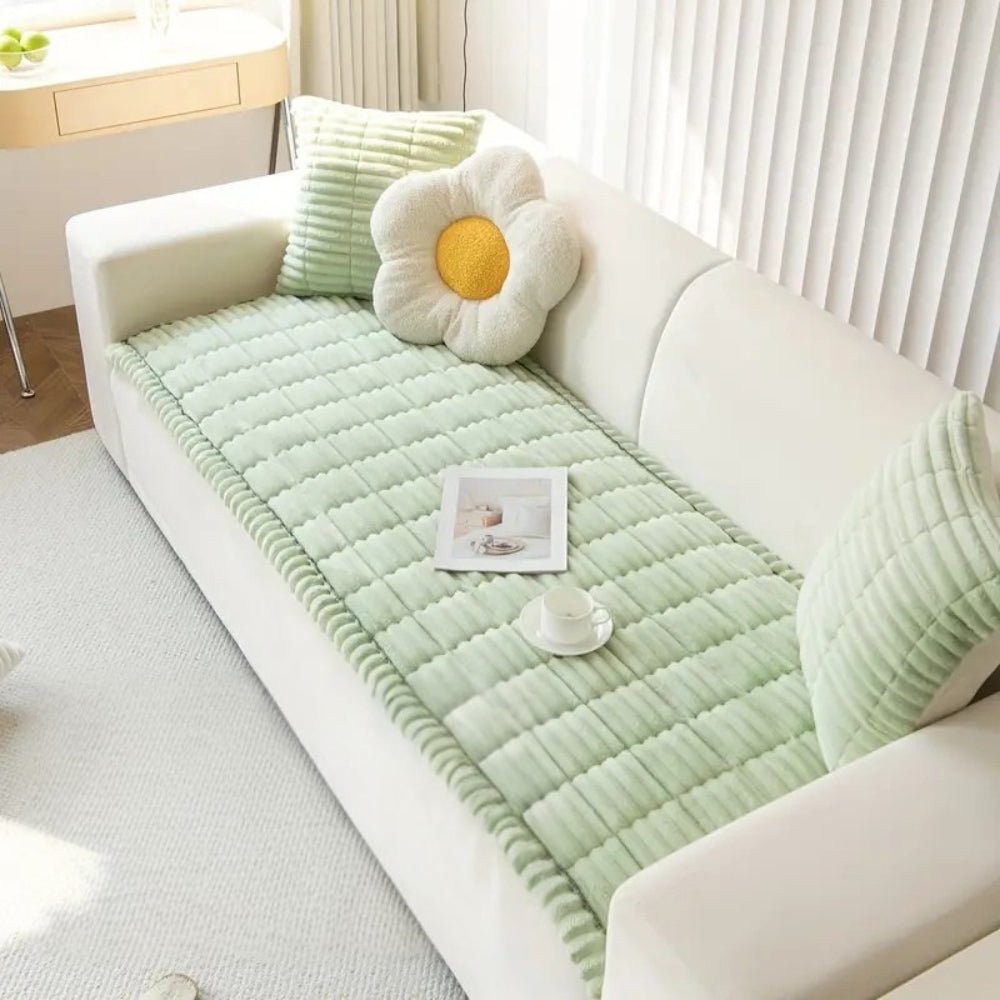 Veluxe Shield – Premium Plush Sofa Slipcover