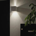Wall Light Black Aluminium Adjustable Cube LED
