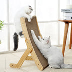 Cat Scratcher Wooden Adjustable Lounger