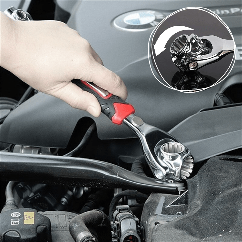 SocketFlex 48 – Alloy Steel 48-in-1 Wrench for Quick Size Selection